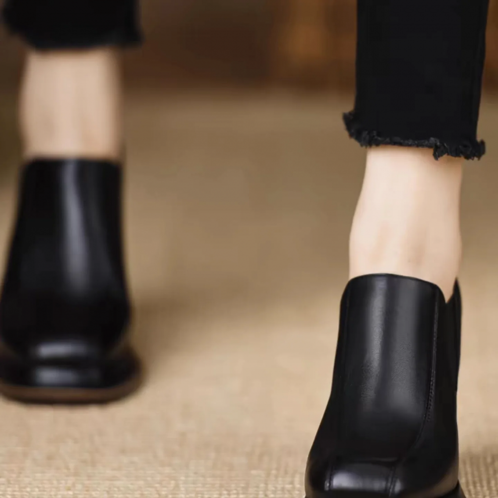 Retro Platform High Heels