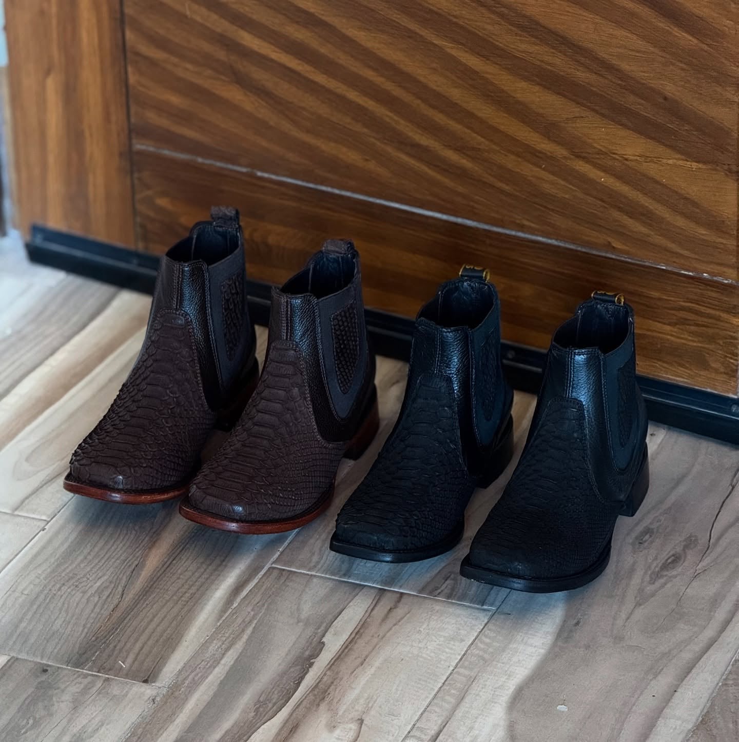Short Python Cowboy Boots