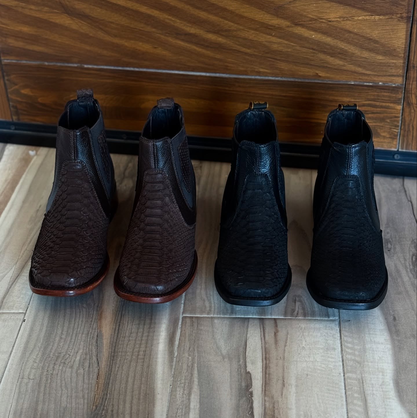 Short Python Cowboy Boots