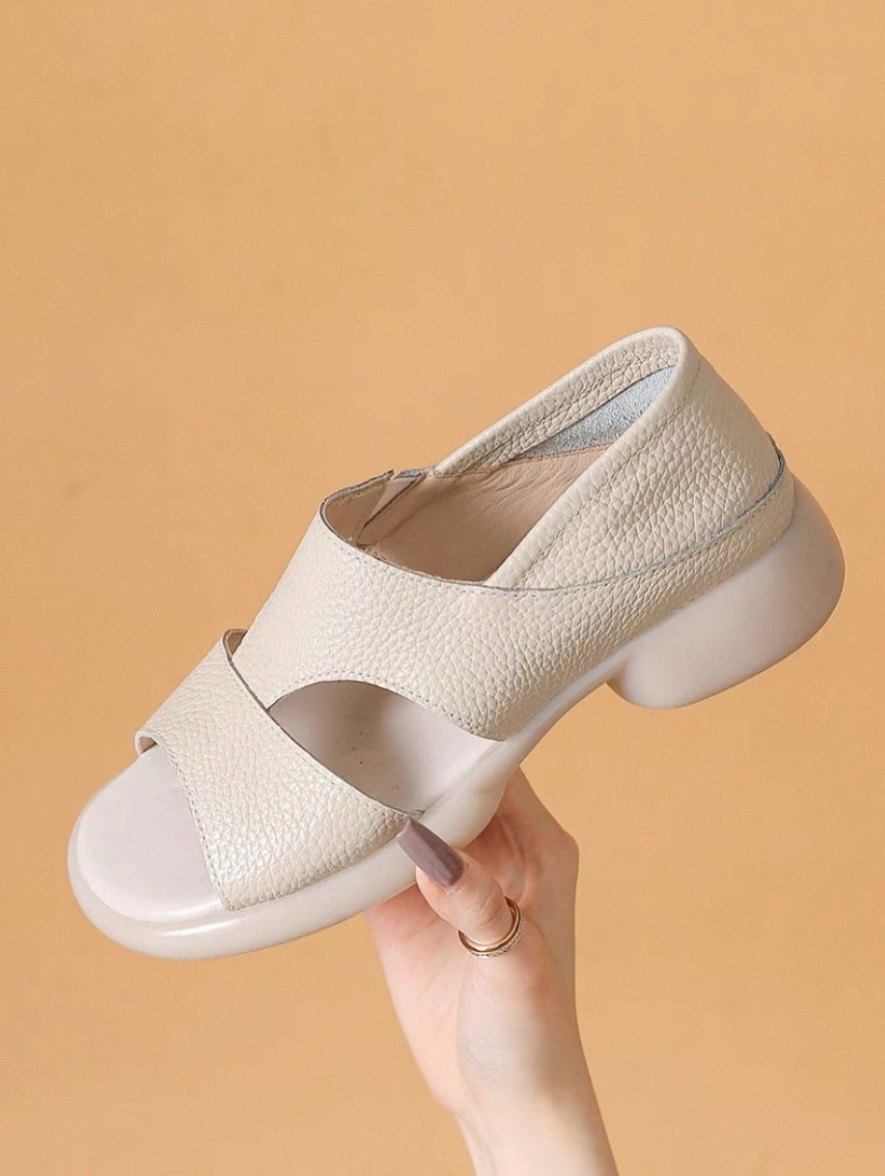 Genuine Leather Soft-soled Non-slip Versatile Shoes