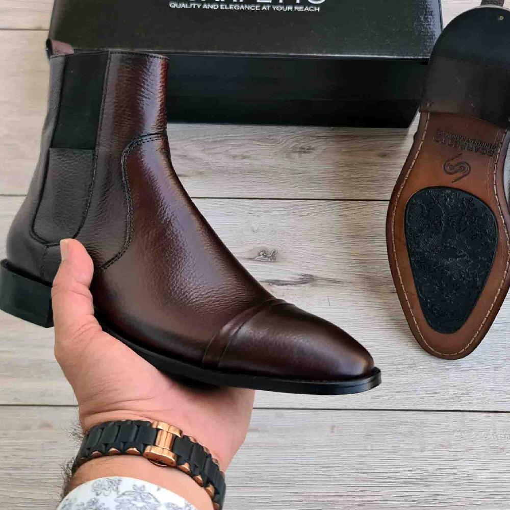 Pointed High Top Casual Chelsea Boots