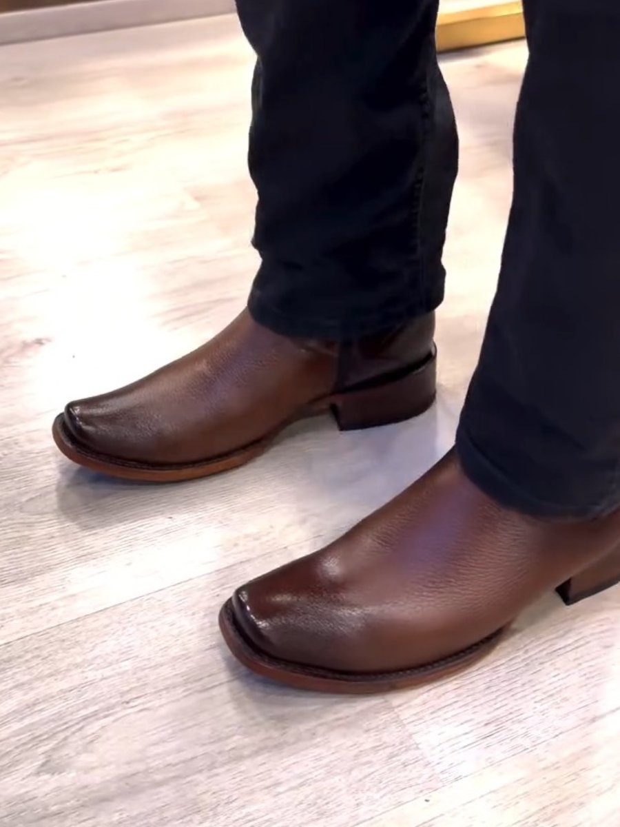 Retro Mid-calf All-match Casual Men's Boots