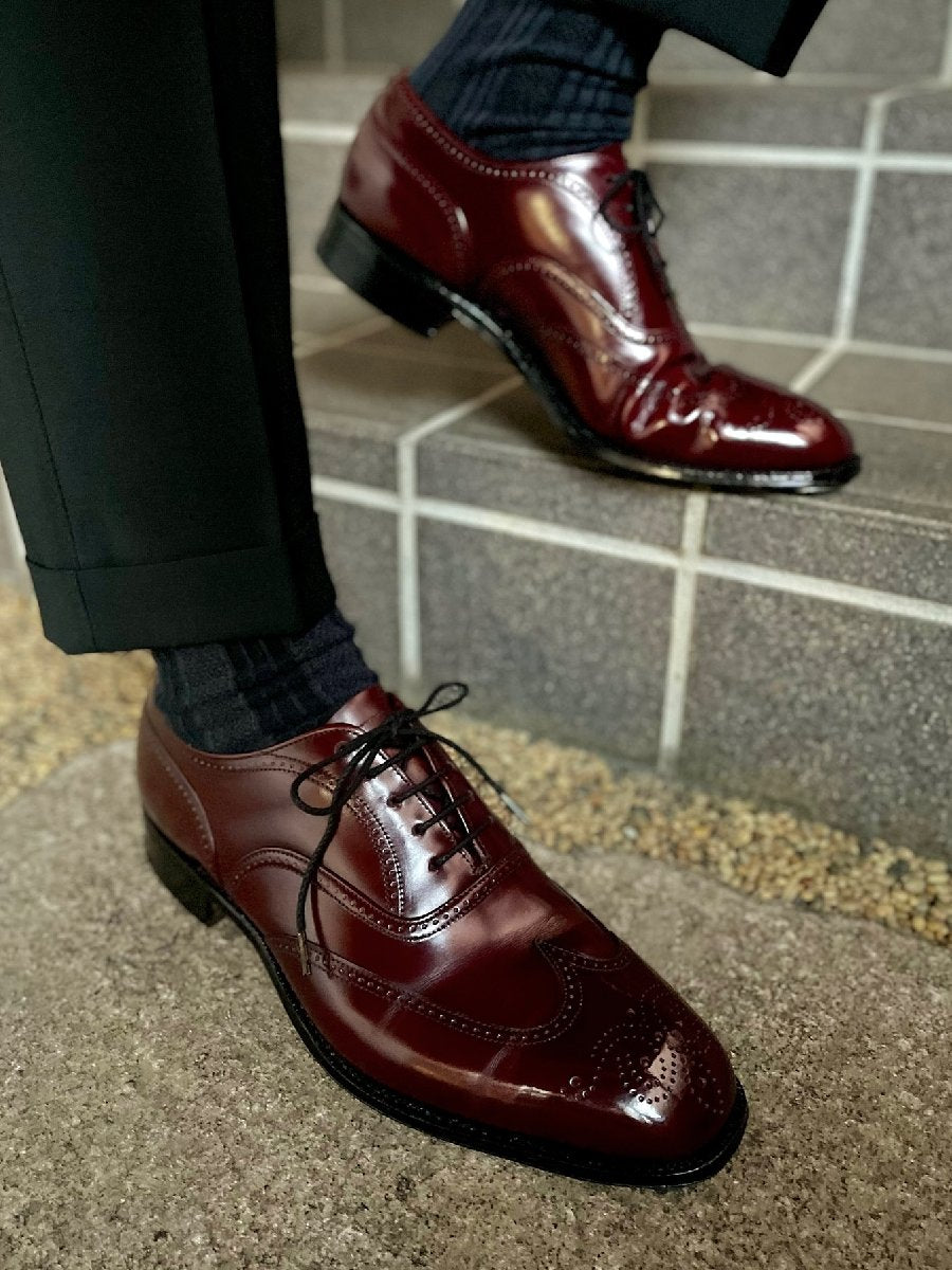 Brogue Carved Men's Leather Business Shoes