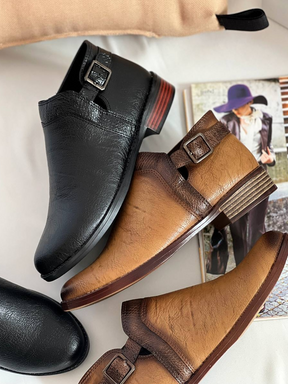 Soft Leather and Soft Sole Comfortable Shoes