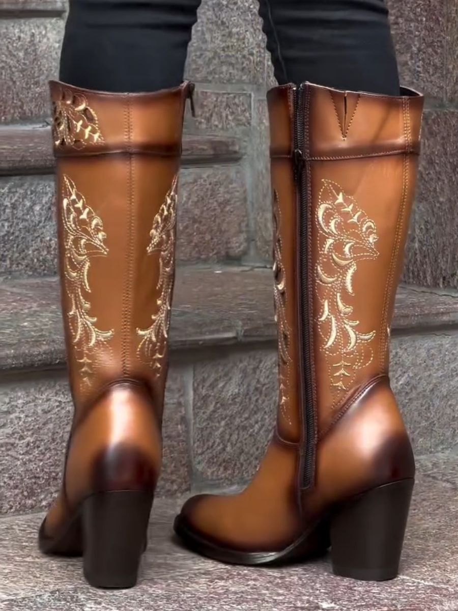 Embroidered Cowboy Boots