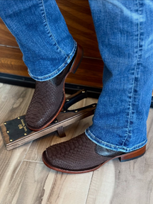 Short Python Cowboy Boots
