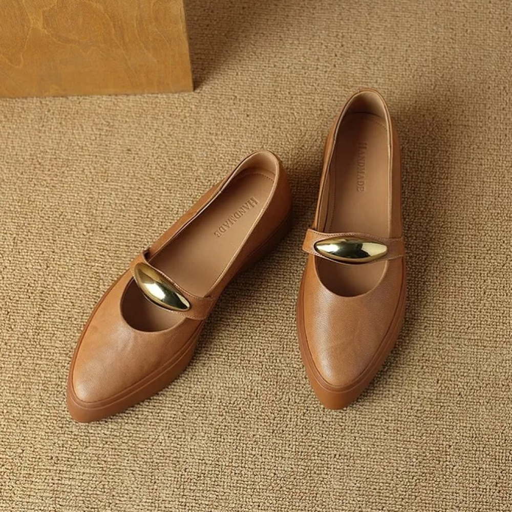 Sheepskin Mary Janes