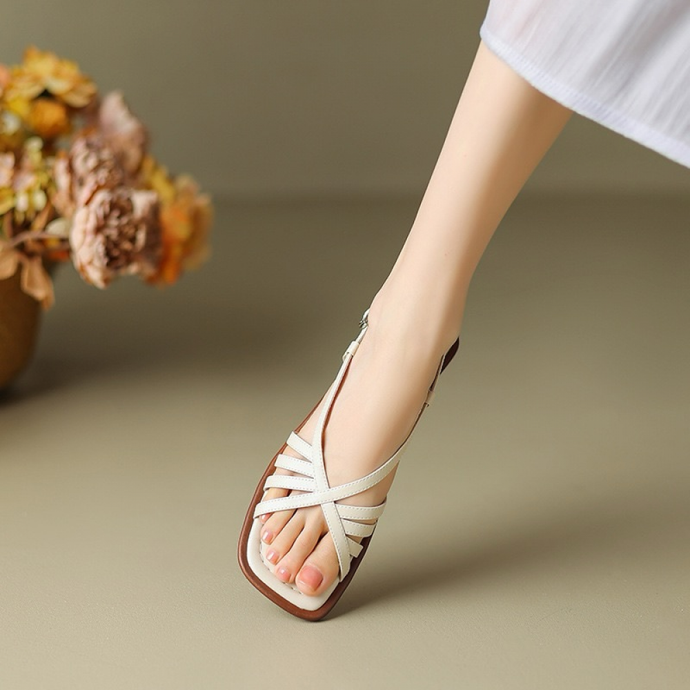 Vintage Woven Hollow Sandals