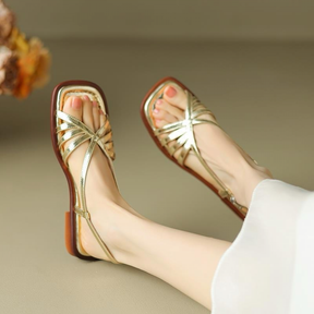 Vintage Woven Hollow Sandals