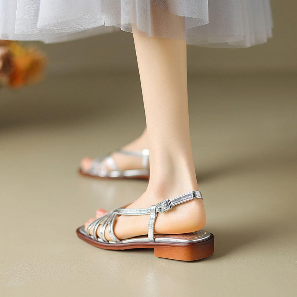 Vintage Woven Hollow Sandals