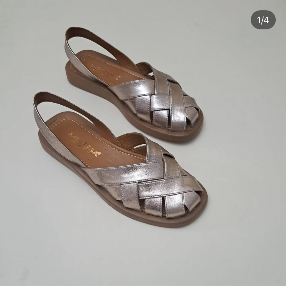 Genuine Leather Woven Hollow Comfort Sandals
