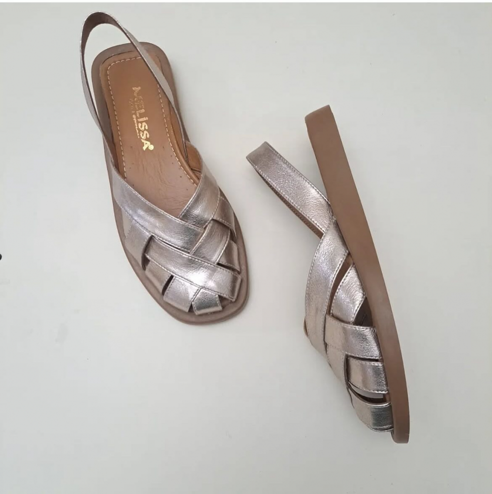 Genuine Leather Woven Hollow Comfort Sandals