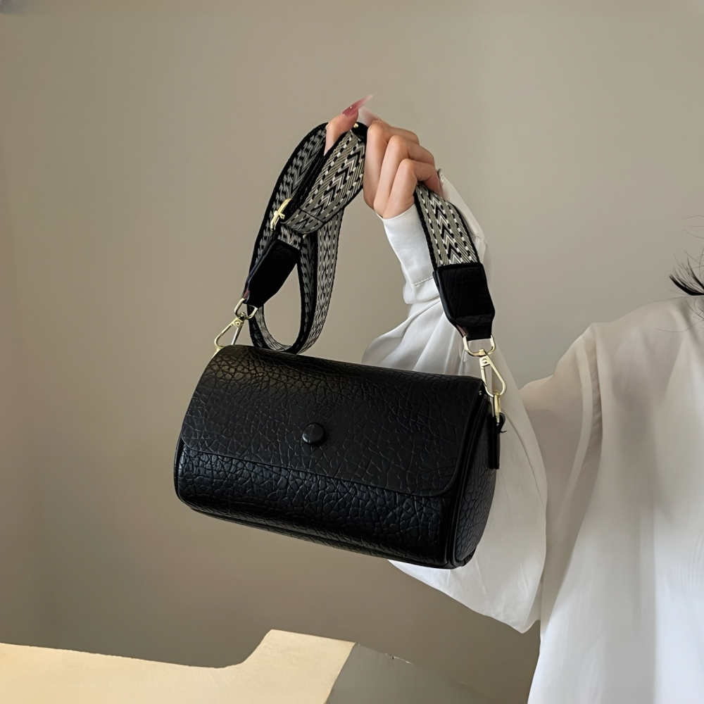 Simple Solid Color Versatile Crossbody Small Square Bag