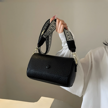 Simple Solid Color Versatile Crossbody Small Square Bag