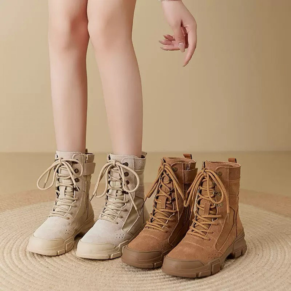 Thick-soled Work Boots