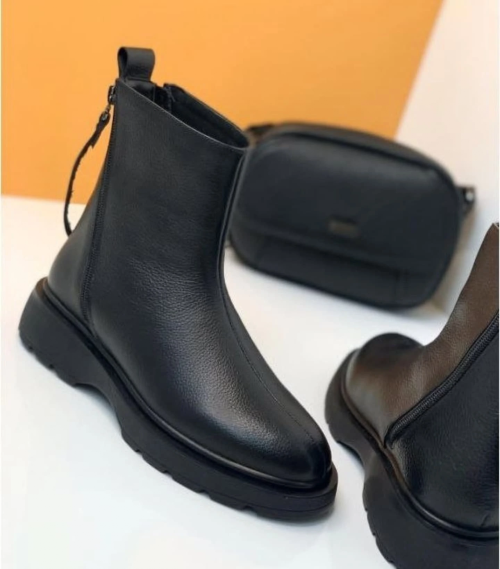 Genuine Leather Martin Boots