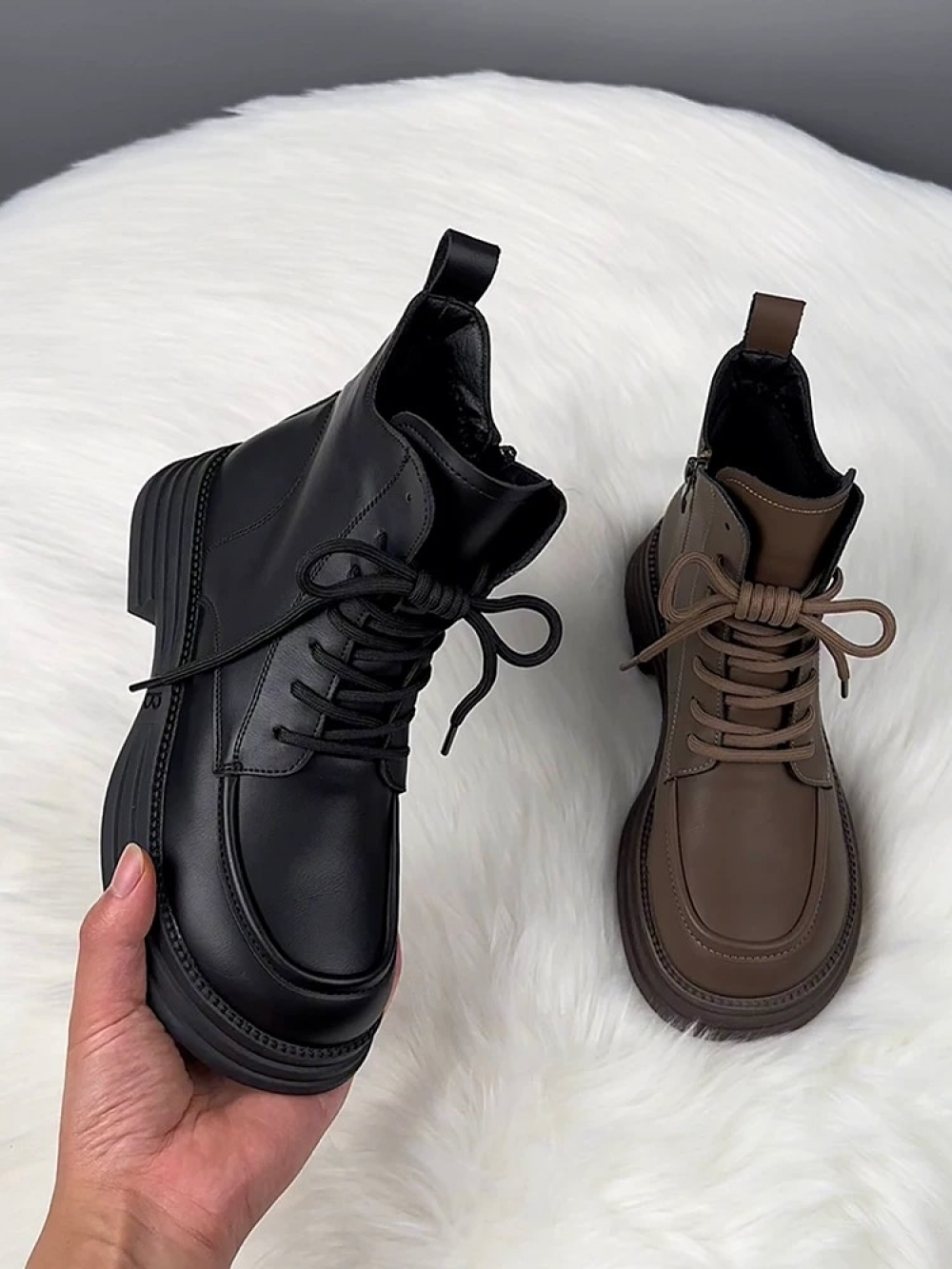 Flat Versatile Martin Boots