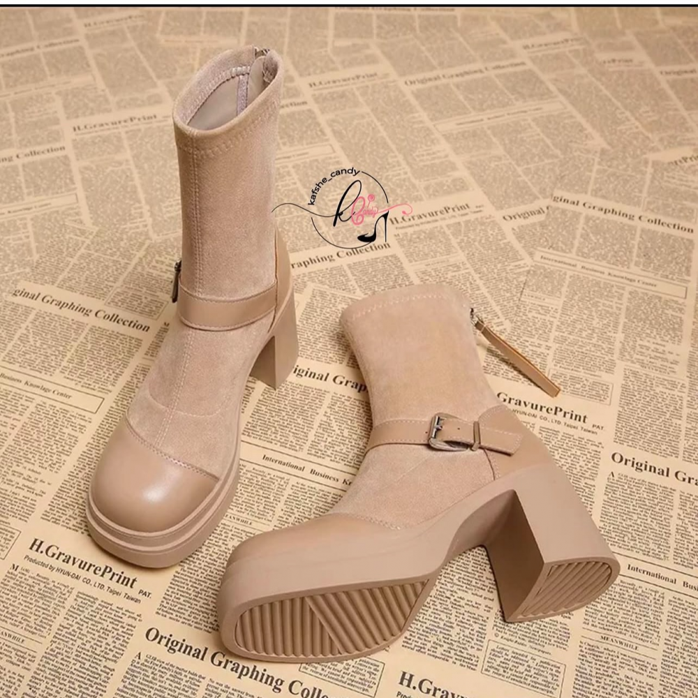 New Thick-heeled Martin Boots