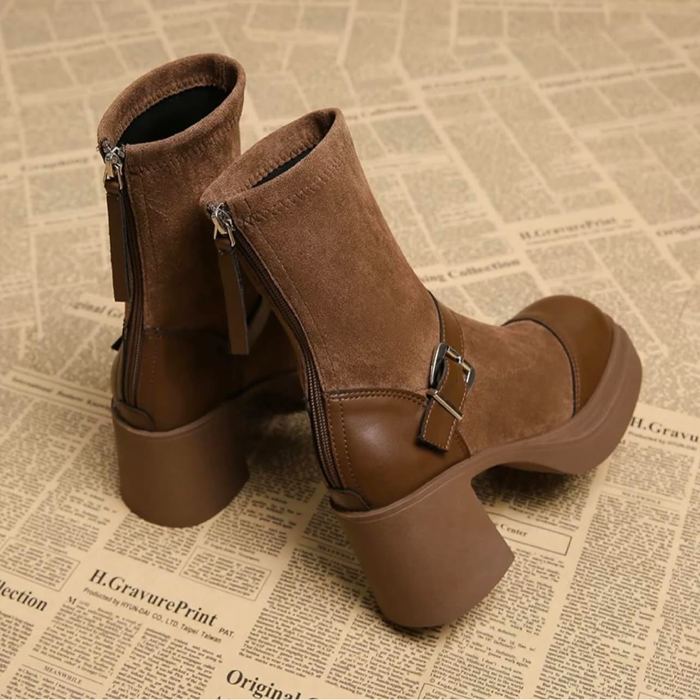 New Thick-heeled Martin Boots