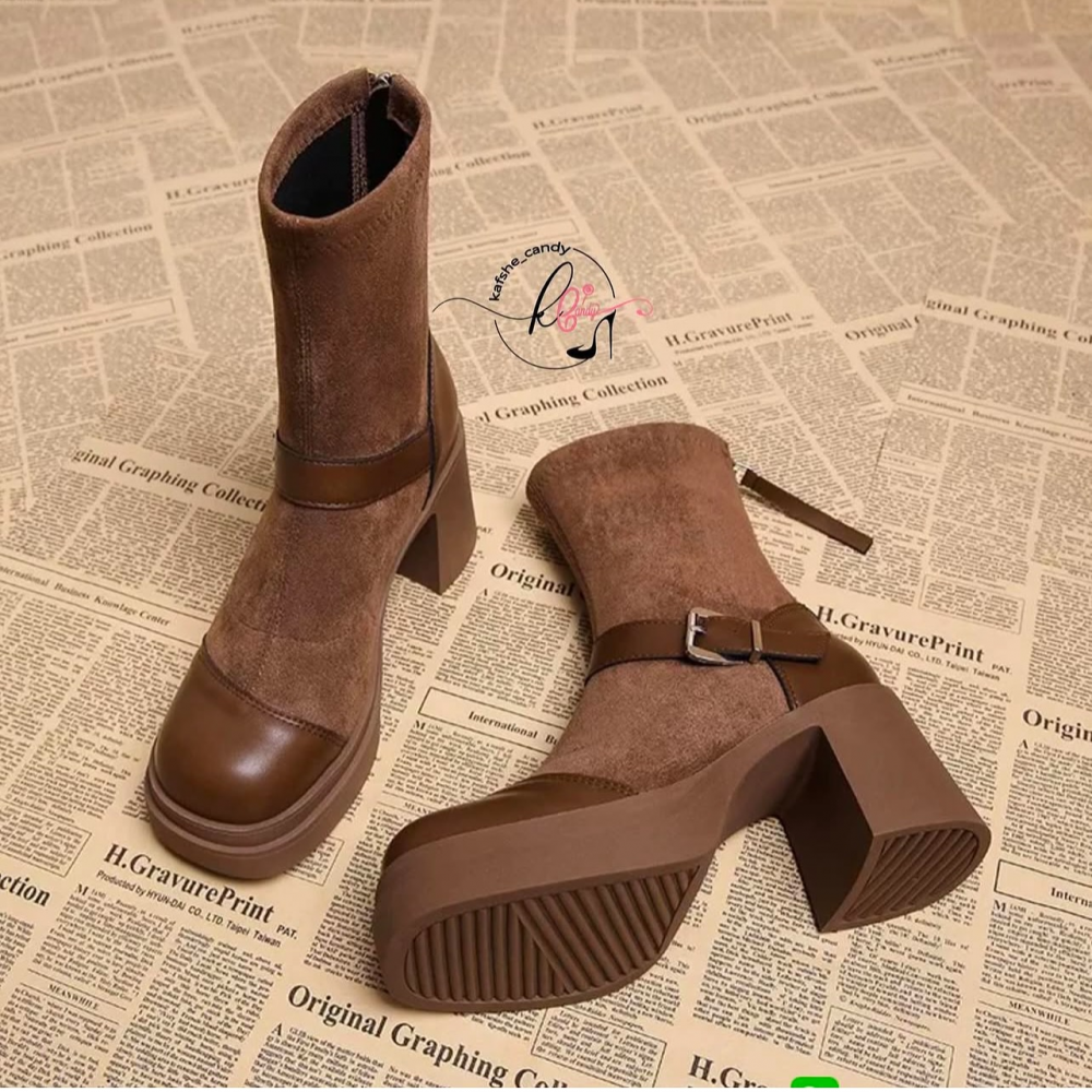 New Thick-heeled Martin Boots