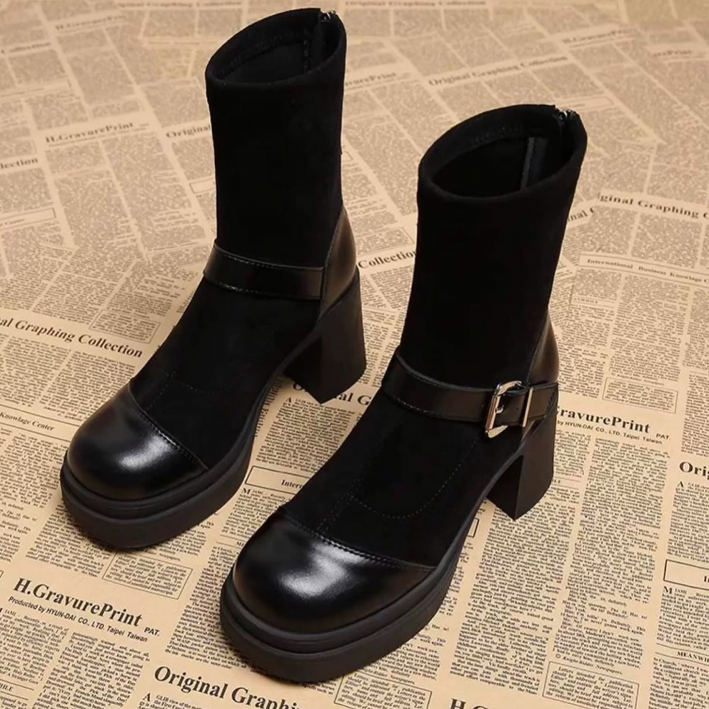 New Thick-heeled Martin Boots