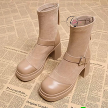 New Thick-heeled Martin Boots