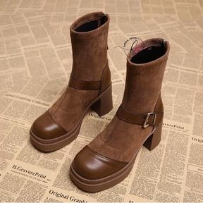 New Thick-heeled Martin Boots