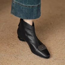 New Sleeve Thick Heel Short Boots