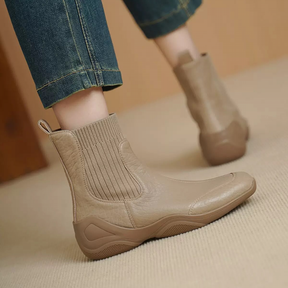 Retro Wool Stretch Boots