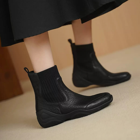 Retro Wool Stretch Boots