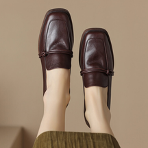 Soft-soled Slip-on Leather Shoes