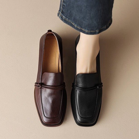 Soft-soled Slip-on Leather Shoes