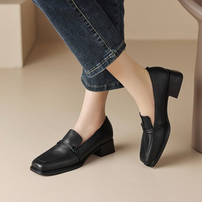 Soft-soled Slip-on Leather Shoes