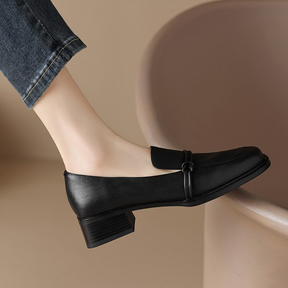 Soft-soled Slip-on Leather Shoes
