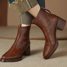 Genuine Leather Simple Boots