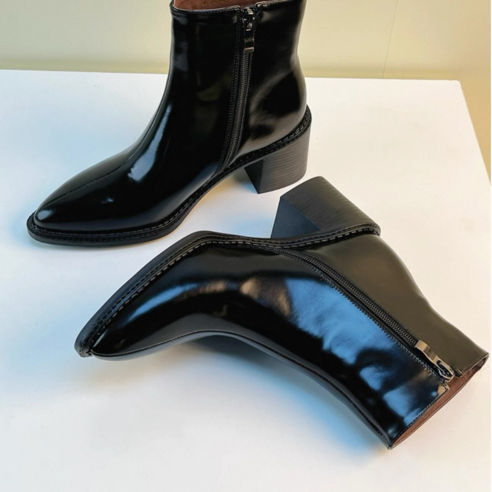 Genuine Leather Warm Wool Boots
