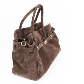 Italian Luxury Suede Handbag