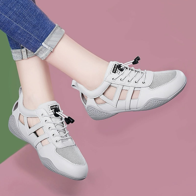 Comfortable and Versatile Soft-soled Mesh Shoes