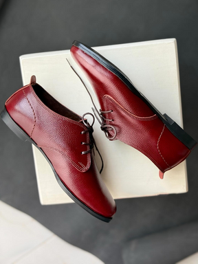 Soft-soled Casual Lace-up Leather Shoes