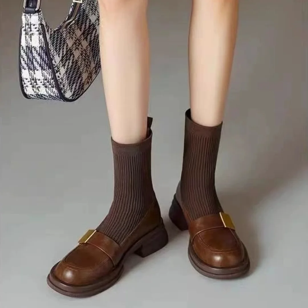 Knitted Stretch Skinny Boots