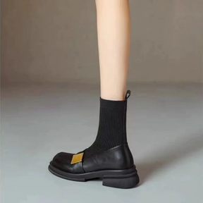 Knitted Stretch Skinny Boots