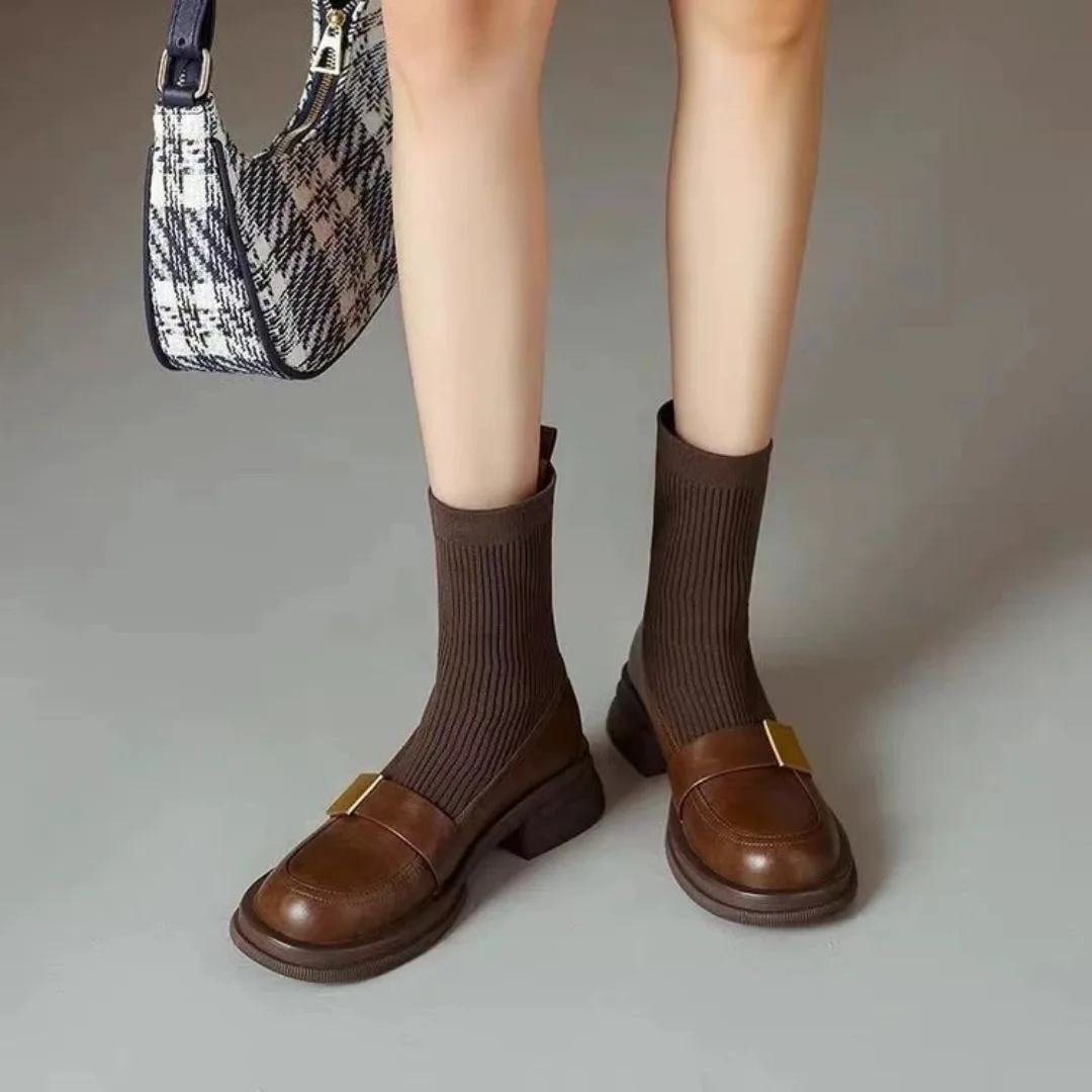 Knitted Stretch Skinny Boots