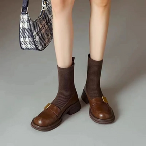 Knitted Stretch Skinny Boots