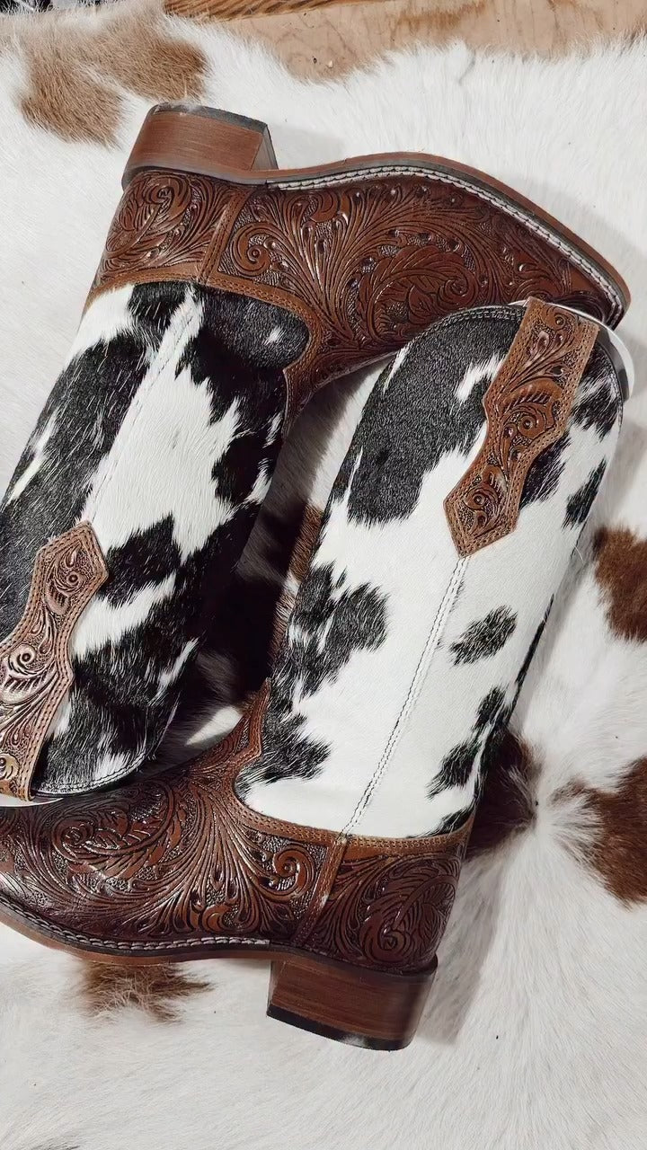 Savanna Cowhide Boots