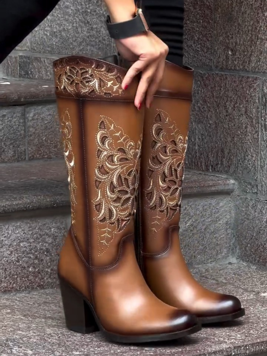 Embroidered Cowboy Boots