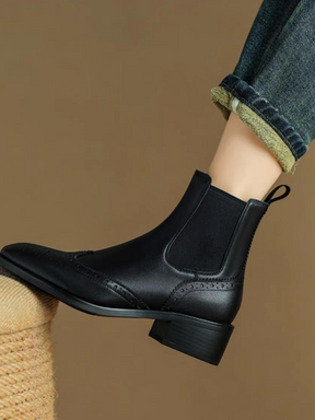 New Round Toe Ankle Boots