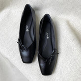 Bow Low Heeled Shoes