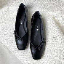 Bow Low Heeled Shoes