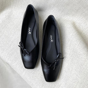 Bow Low Heeled Shoes