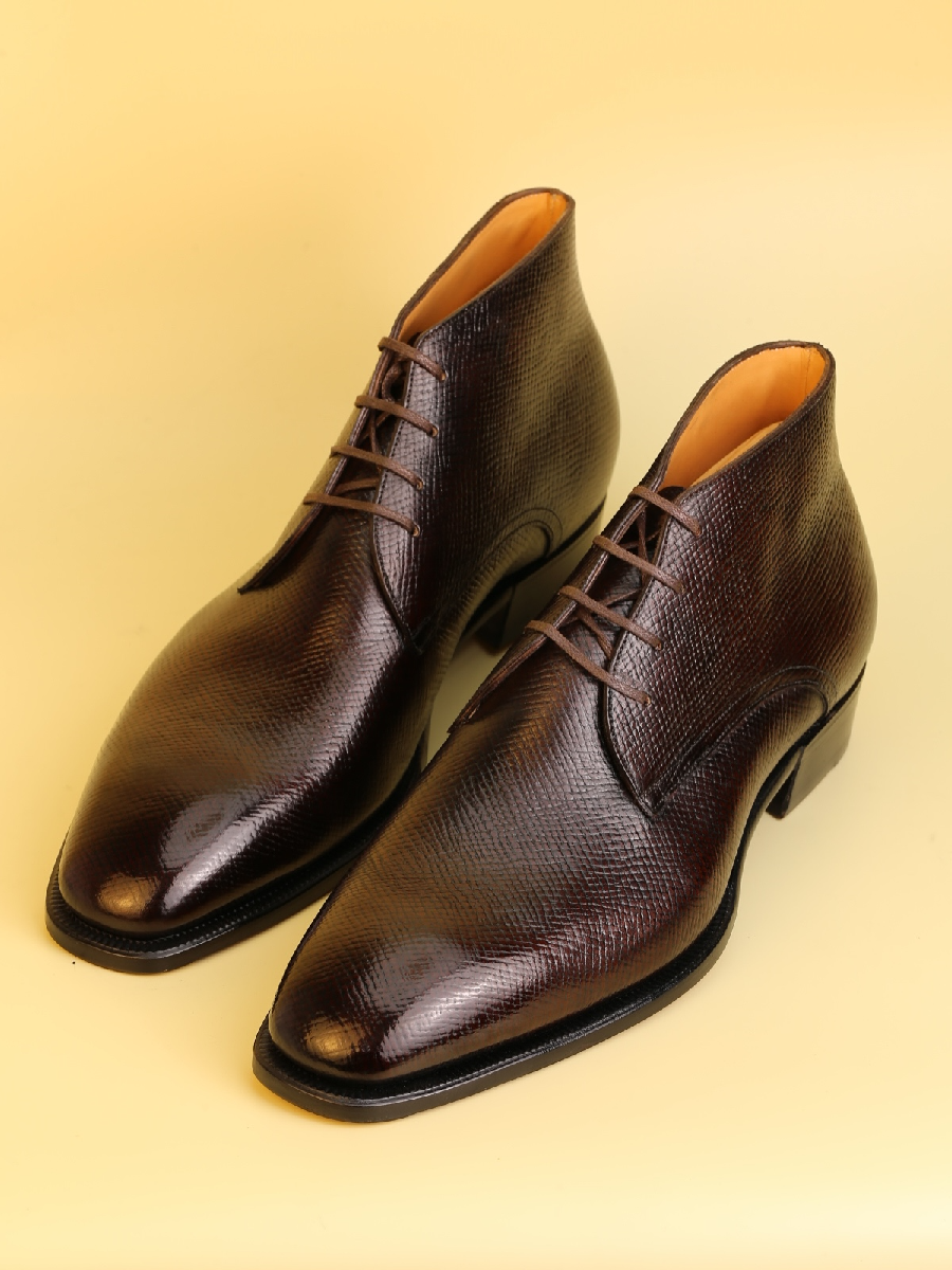 Men's Vintage Leather Lace-up Boots